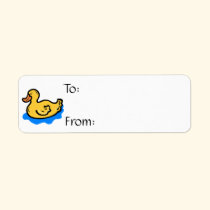 rubber ducky labels