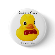 Rubber Ducky Student Identification Buttons by claricardoza Rubber Ducky Student Identification Buttons