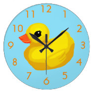 Rubber Ducky Wall Clock