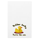 Rubber Ducky - You're The One - Bleeding Duck Stationery Design