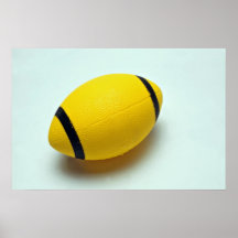 Rubber football poster