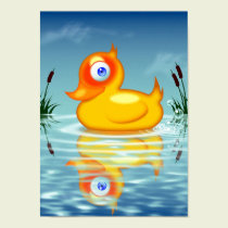 Rubber Quack Bubbles posters