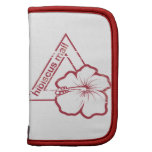 Rubber stamp hibiscus mail organizers