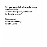 Ruben Dario Poema de Otoño T-Shirt