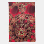 Rubies & Gold Kitchen Towel