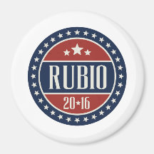 RUBIO 2016 STARCIRCLE -.png Fridge Magnet