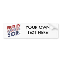 RUBIO 2016 VINTAGE STYLE -.png Bumper Stickers