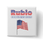 Rubio Patriotic American Flag 2010 Elections Pin