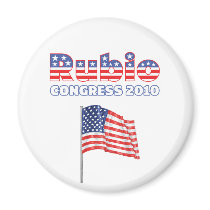 Rubio Patriotic American Flag 2010 Elections Magnet