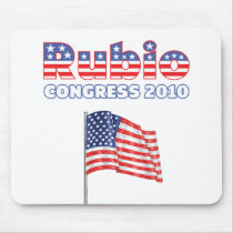 Rubio Patriotic American Flag 2010 Elections Mouse Pad