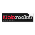 rubio rocks! bumper stickers