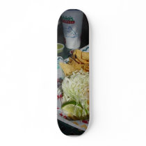 Rubios Fish Taco Food Mexican Salsa skateboards
