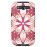 Ruby & Amber Snowflakes Galaxy SIII Covers