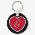 Ruby and Onyx Keychain by CuteSmallThings Ruby and Onyx Keychain