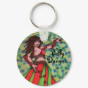 Ruby Belly Dancer Key Chain keychain