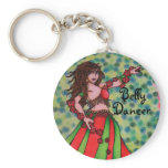 Ruby Belly Dancer Key Chain
