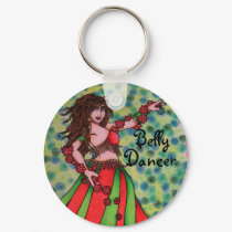Ruby Belly Dancer Key Chain keychains