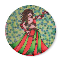 Ruby Belly Dancer Magnet