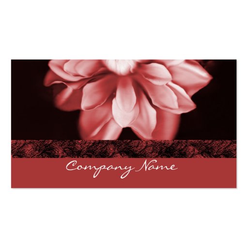 Ruby Bloom Business Card (front side)