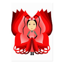 Ruby Butterfly Princess Business Card