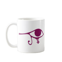 Ruby Eye of Horus mugs by JaZilla Ruby Eye of Horus mugs