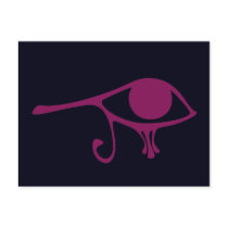 Ruby Eye of Horus postcards by JaZilla Ruby Eye of Horus postcards