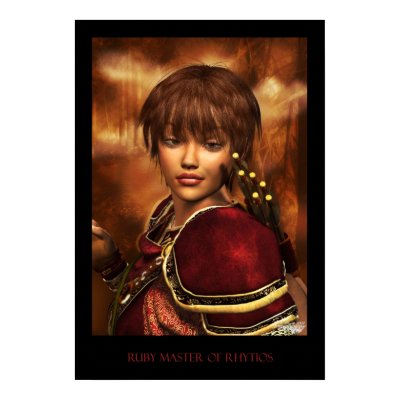 Ruby Master of Rhytios Posters by Kath13