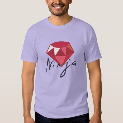 Ruby Ninja Gemstone Geek Shirt