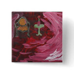 Ruby Red Acrylic Still Scene buttons