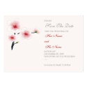 Ruby Red Flowers Save The Date MiniCard business cards by Ruxique Ruby Red Flowers Save The Date MiniCard business cards