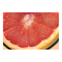 Ruby Red Grapefruit on Canvas Print
