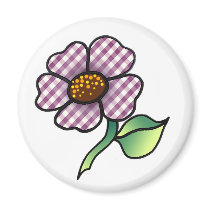 Ruby Roses on Cream - 14 magnets