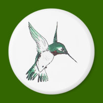 Ruby Throat Magnet
