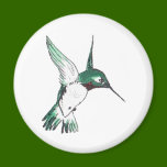 Ruby Throat Magnet