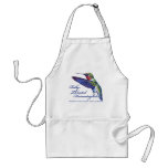 standard_apron - Archilochus colubris, the Ruby Throated Hummingbird.: Sizes  Available colors: white
