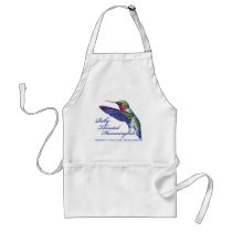Ruby Throated Hummingbird Latin aprons by tshirtdart Ruby Throated Hummingbird Latin aprons