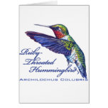 0 - Archilochus colubris, the Ruby Throated Hummingbird.: Sizes  Available colors: 0