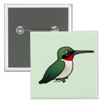 Ruby-throated Hummingbird Pin