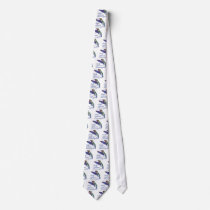Ruby Throated Hummingbird Scripted ties