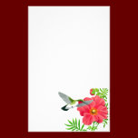 Ruby Throated Hummingbird Stationery stationery