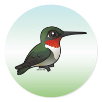 Ruby-throated Hummingbird Stickers