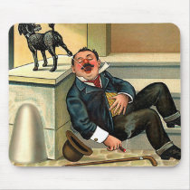 RUDE AWAKENING mousepads by VintagePets RUDE AWAKENING mousepads