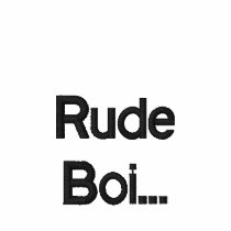 Rude Boi... embroidered shirts by tezzabella Rude Boi... embroidered shirts