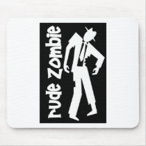 Rude Boy Zombie mousepads by RudeZombie757 Rude Boy Zombie mousepads