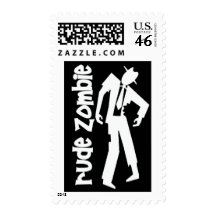 Rude Boy Zombie Stamp