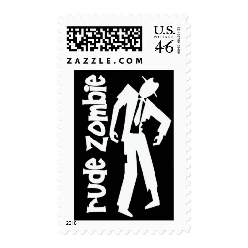 Rude Boy Zombie Stamp
