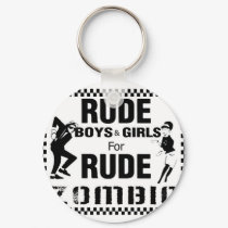 Rude boys and girls for rude zombie keychains