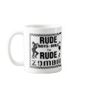 Rude boys and girls for rude zombie mugs by RudeZombie757 Rude boys and girls for rude zombie mugs