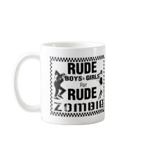 Rude boys and girls for rude zombie mugs