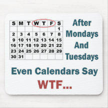 Rude Calendar Full Mouse Pads